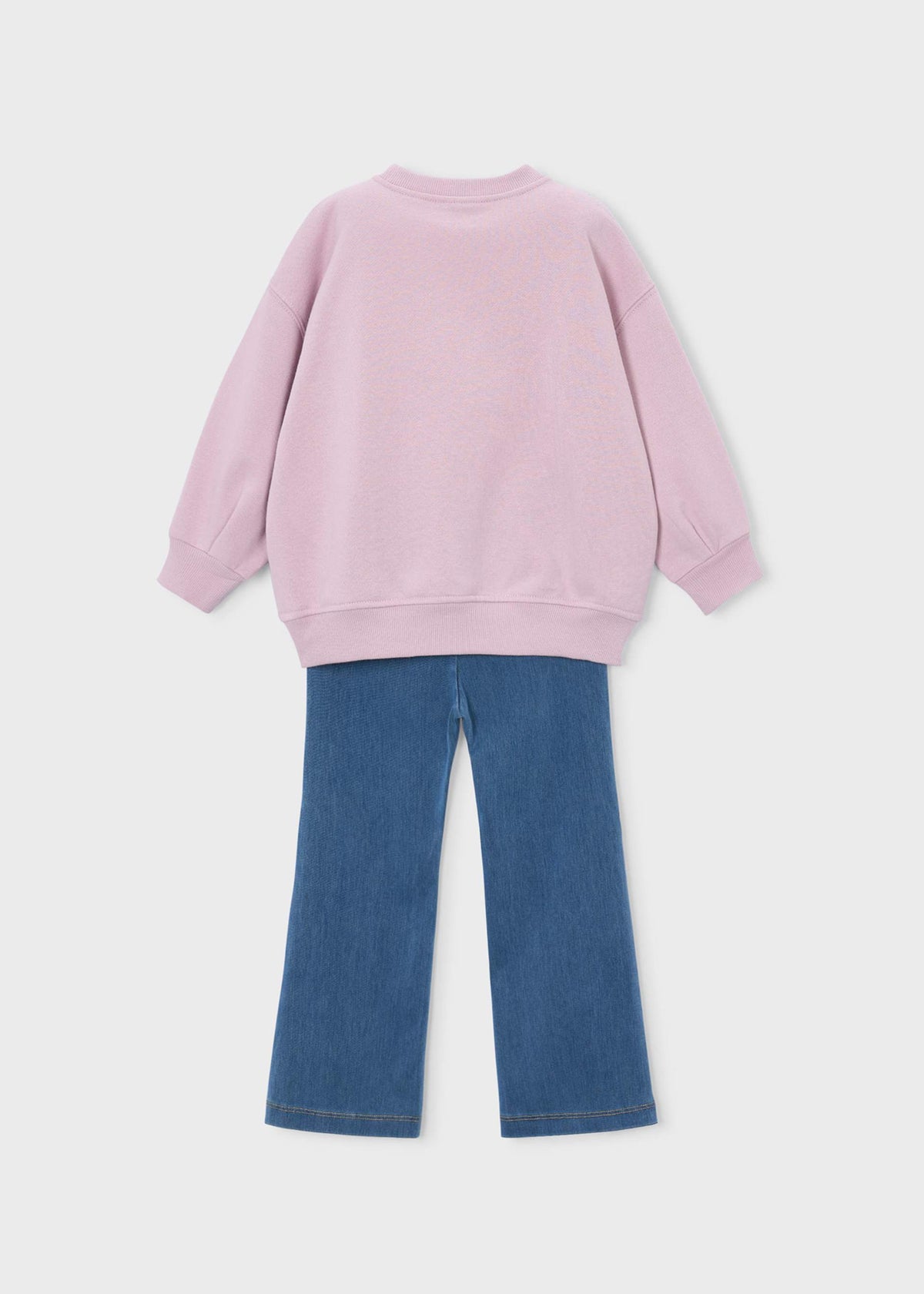 Set aus ausgestellter Leggings und Sweatshirt für Mädchen