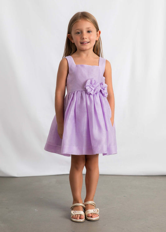 Girl's floral formal dress