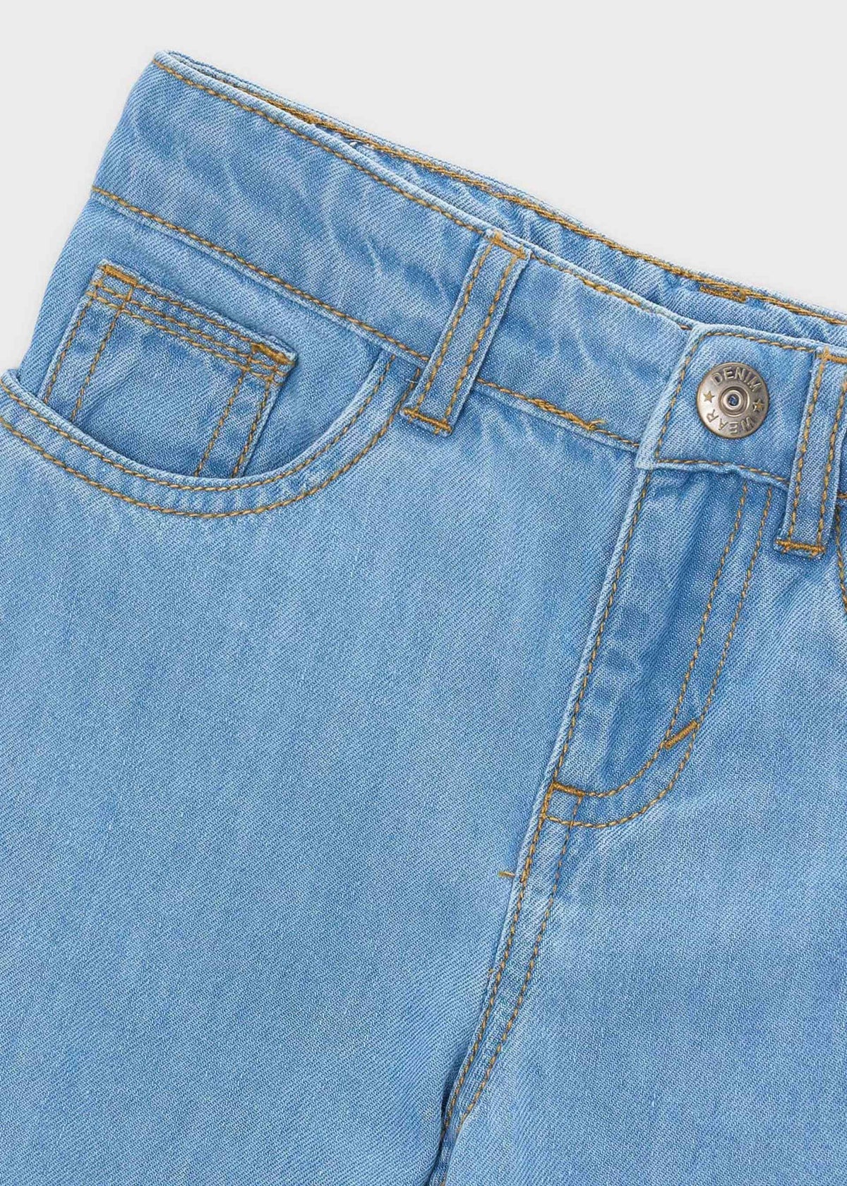 Girls' flowing jeans
