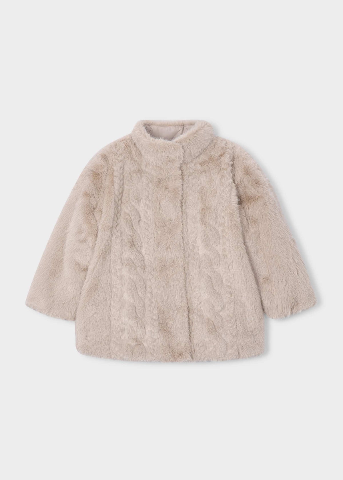 Girls' fur coat