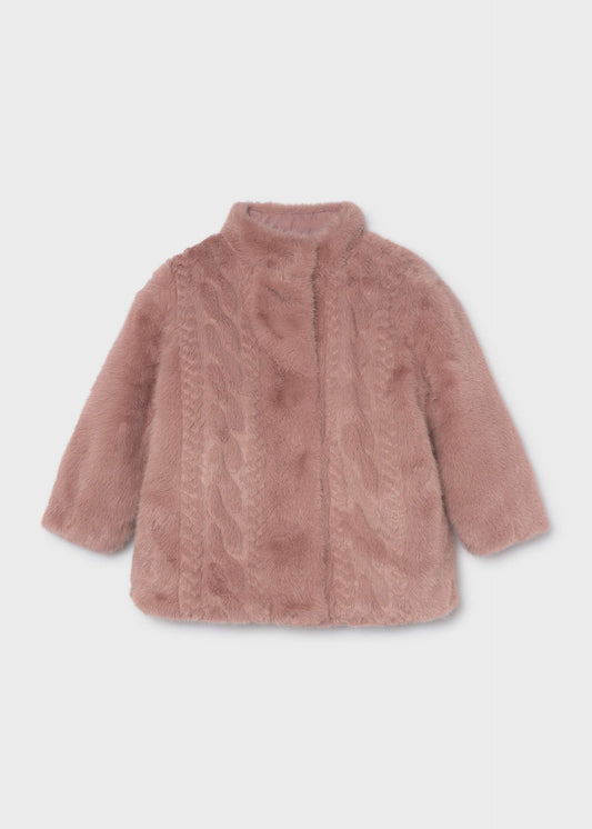 Girls' fur coat