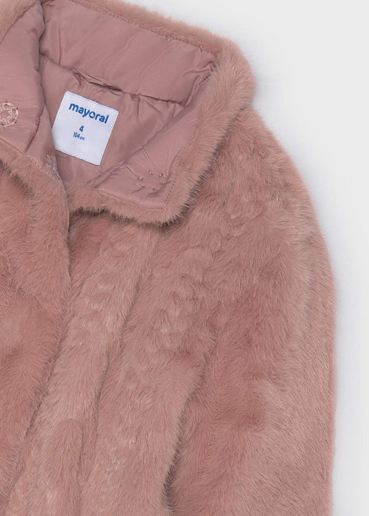 Girls' fur coat