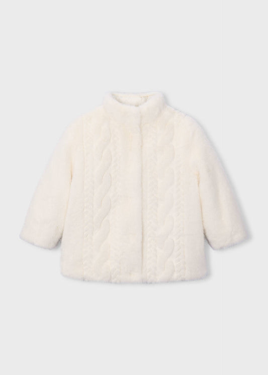 Girls' fur coat