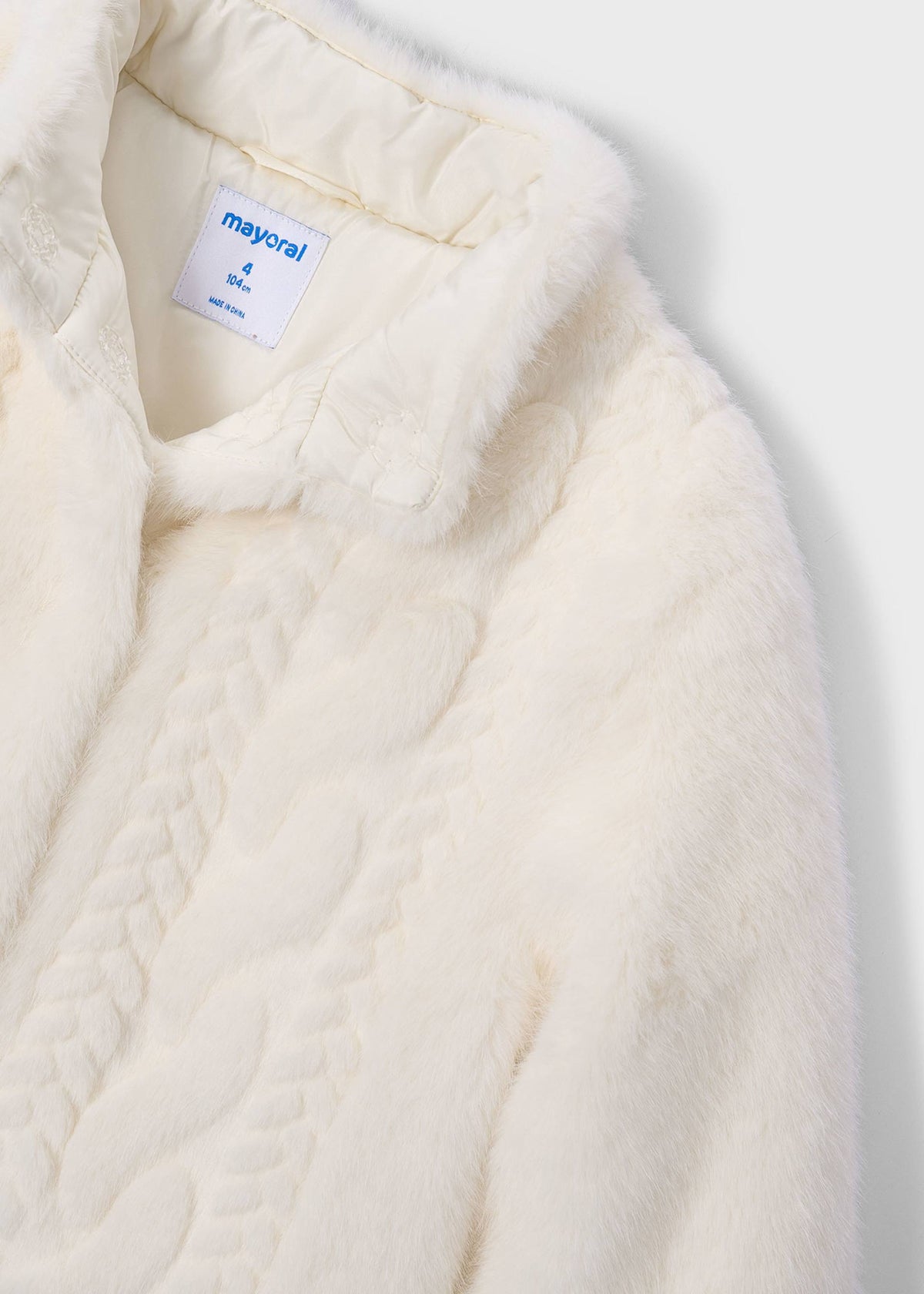 Girls' fur coat