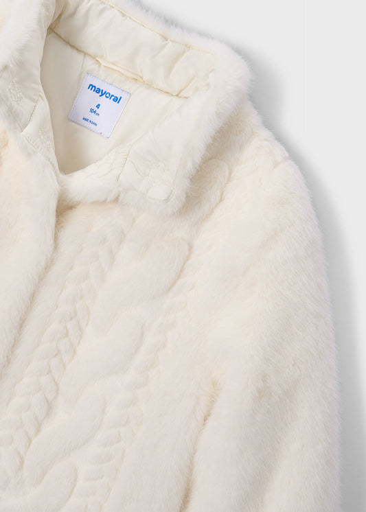 Girls' fur coat