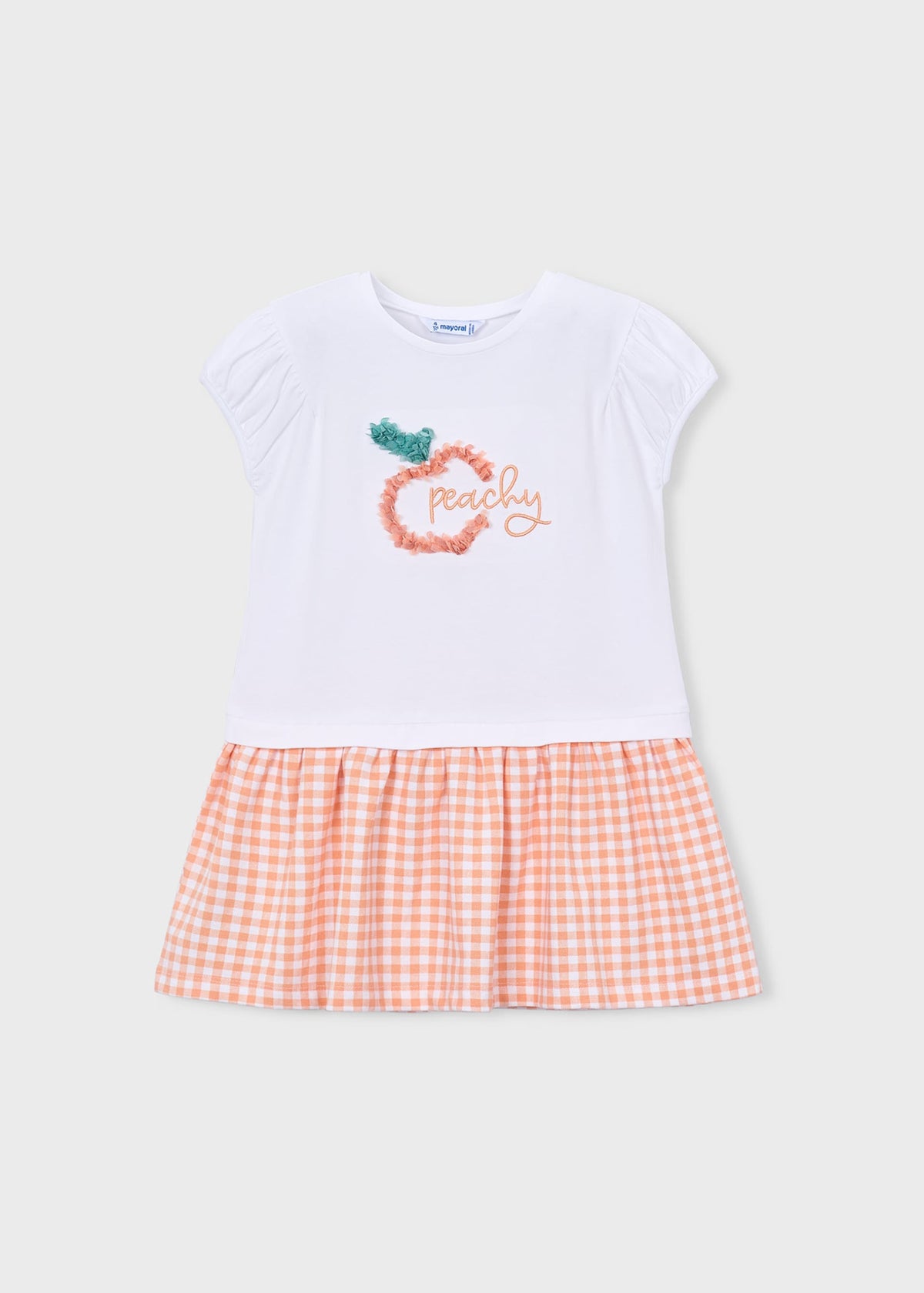 Girls' gingham dress