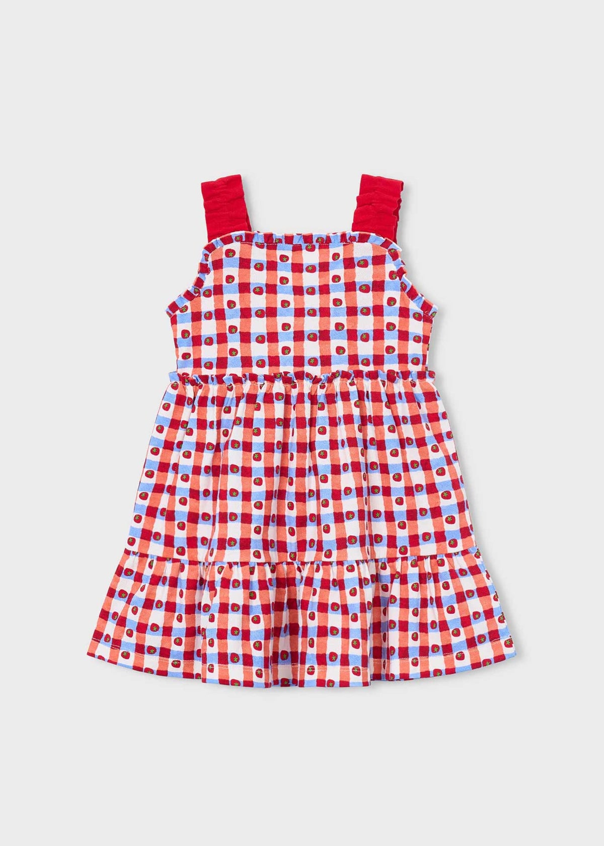 Mädchenkleid mit Vichy-Karomuster