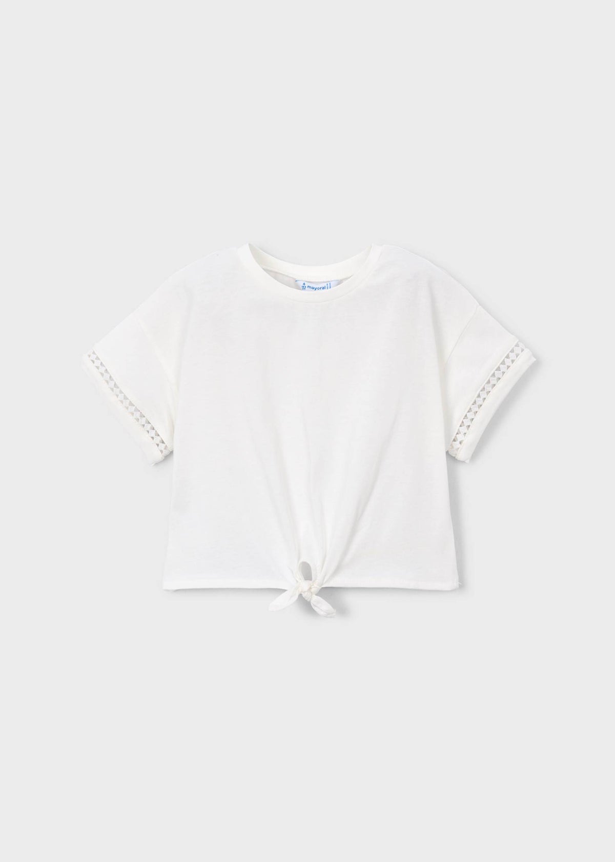 Geknotetes T-Shirt für Mädchen