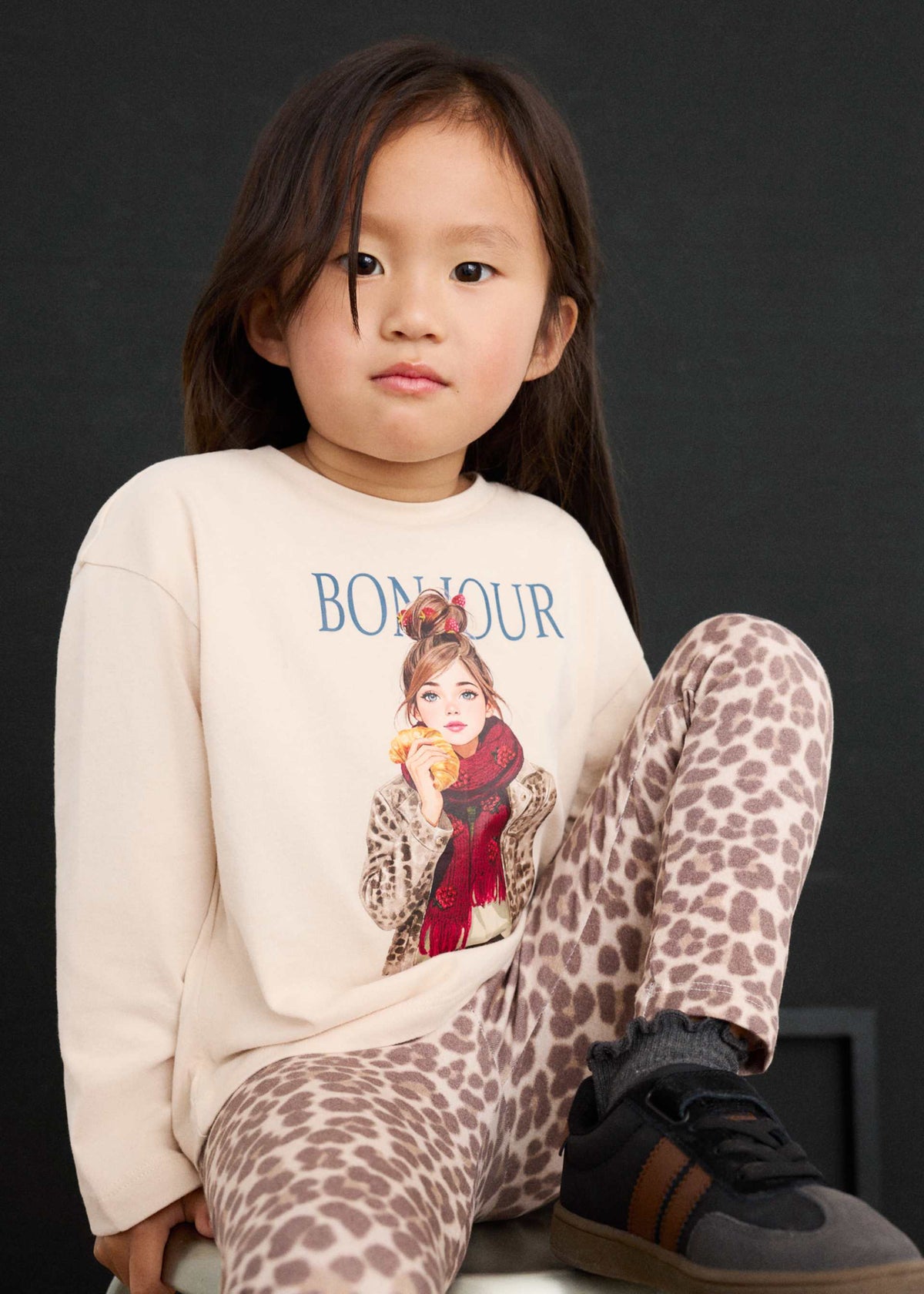 Leggings- und T-Shirt-Set für Mädchen