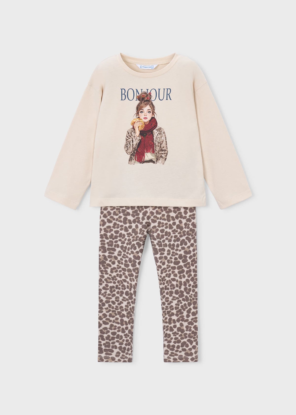 Leggings- und T-Shirt-Set für Mädchen