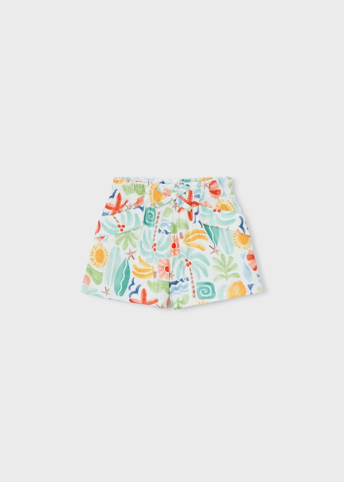 Girls' printed trousers