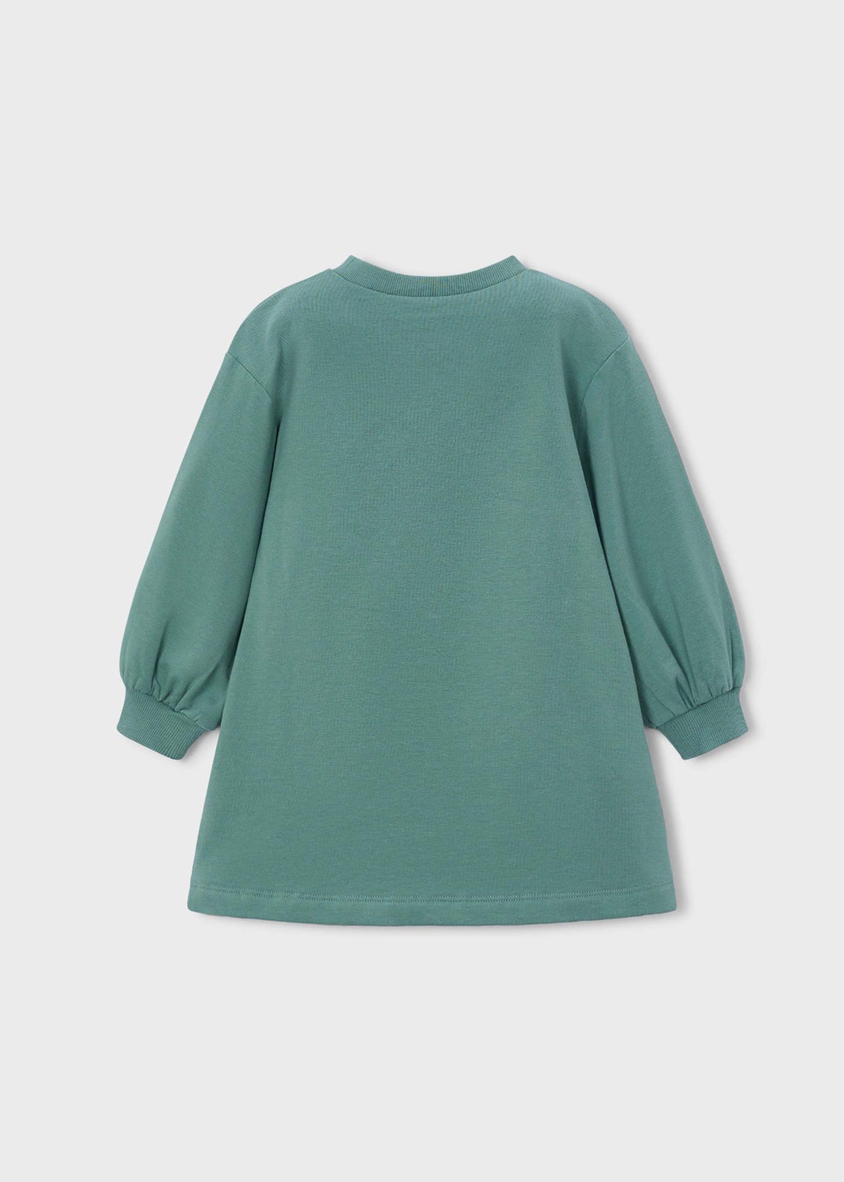 Girls' screen-printed sweatshirt dress