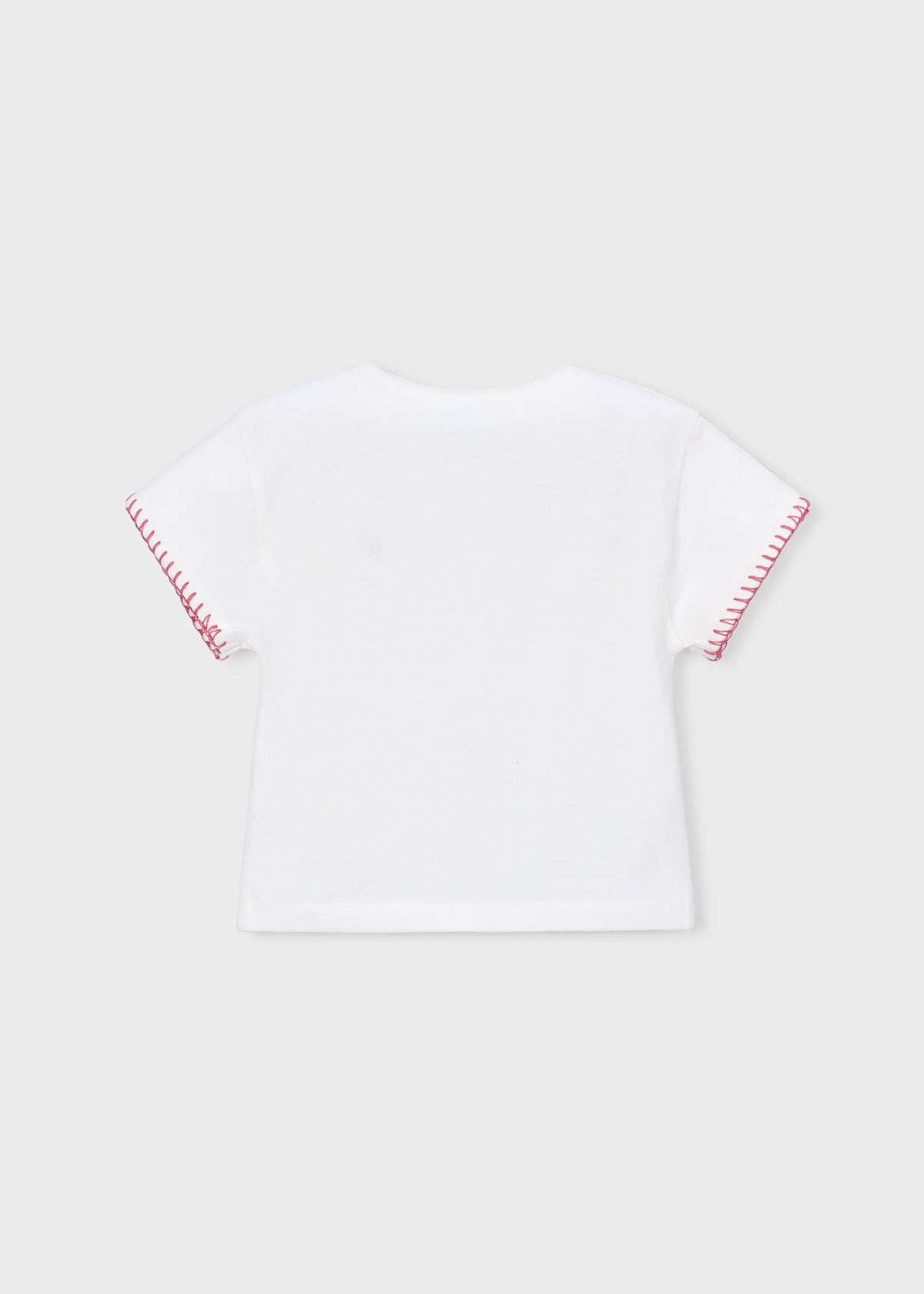 Kurzärmeliges Blumen-T-Shirt für Mädchen