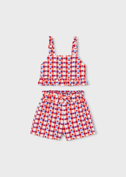 Girls' shorts set