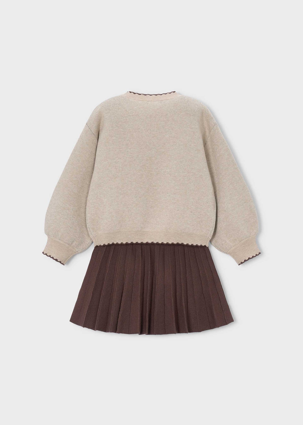 Girls' skirt and jumper set