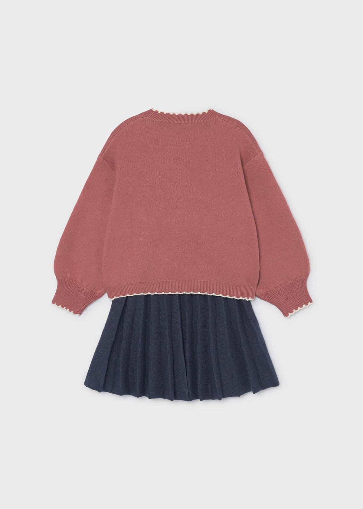 Girls' skirt and jumper set