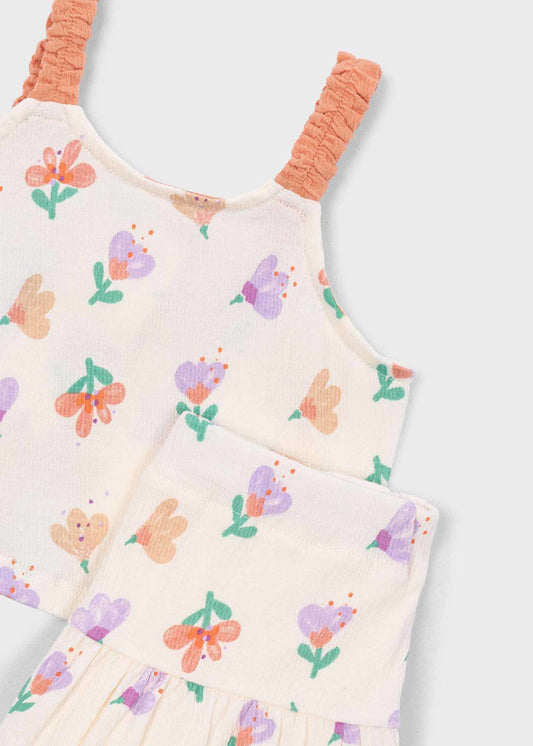 Girls' skirt and top set