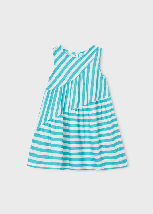 Gestreiftes Mädchenkleid