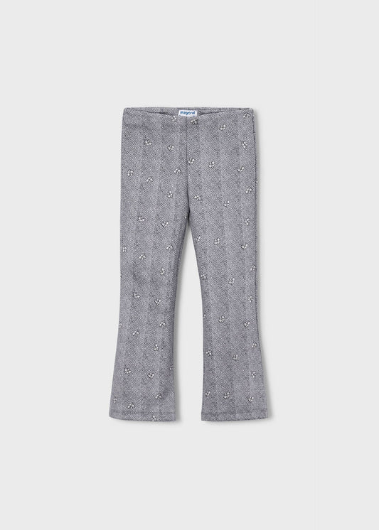 Ausgestellte Leggings in Wildleder-Optik für Mädchen