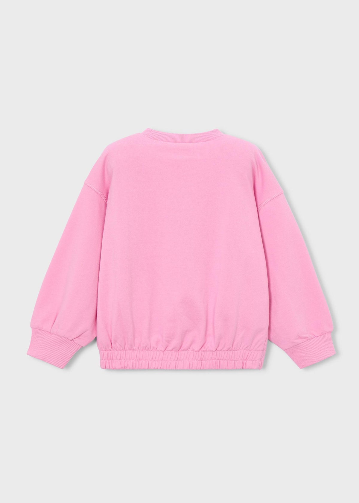 Girls' sweatshirt with embroidered letters
