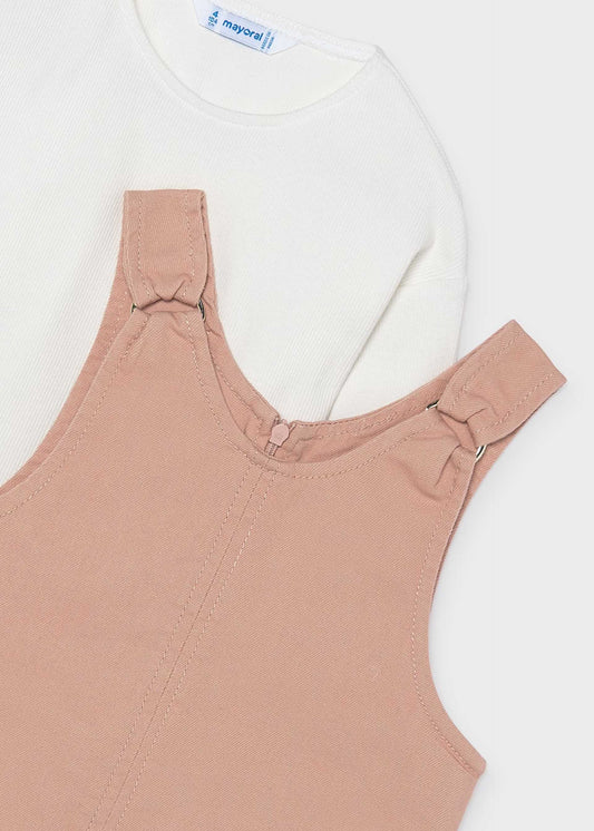 Mädchen-T-Shirt mit Lätzchen