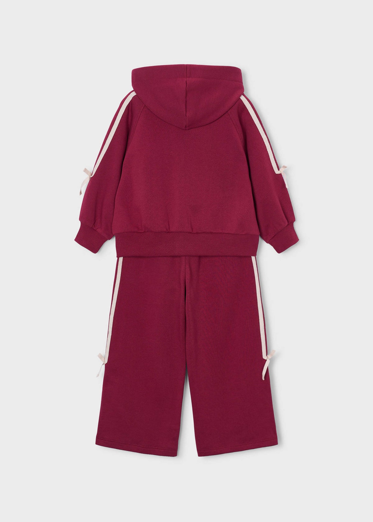 Girls' tie-front tracksuit