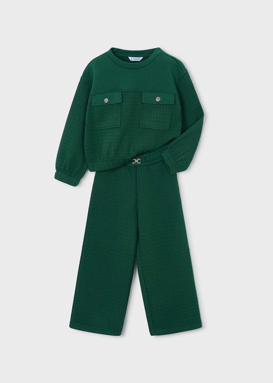 Girls' tracksuit set with pockets