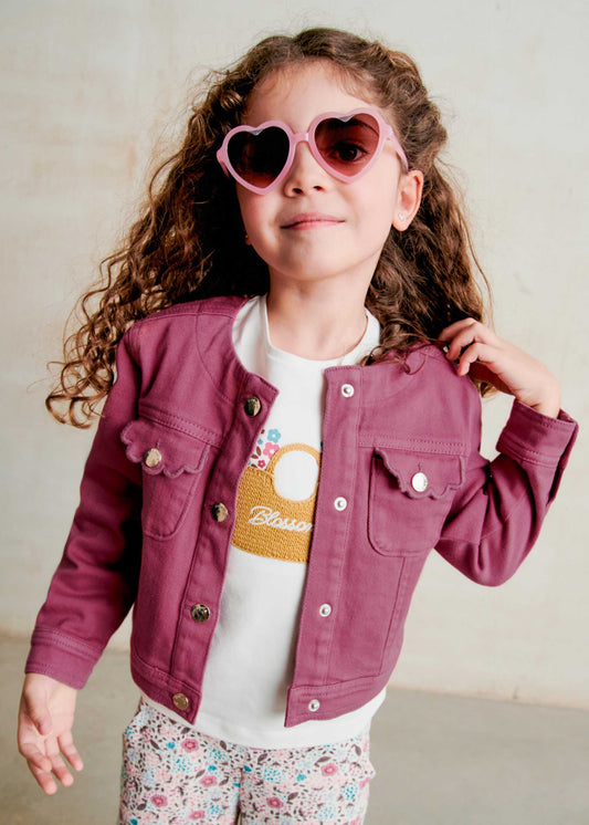 Girls' twill jacket