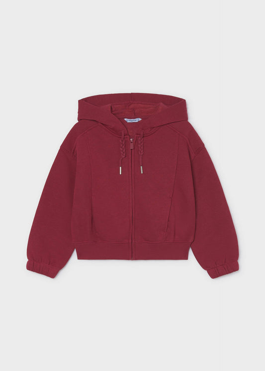 Girls' zip-up hoodie