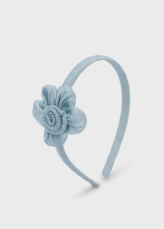 Headband with large flower