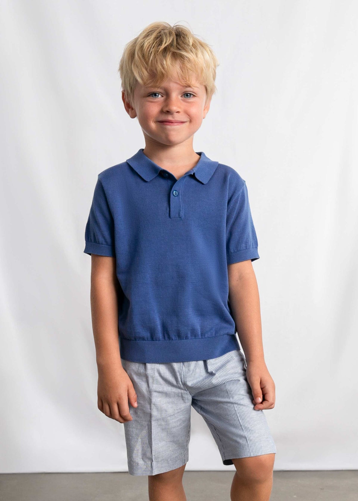 Leinen-Bermudashorts für Jungen