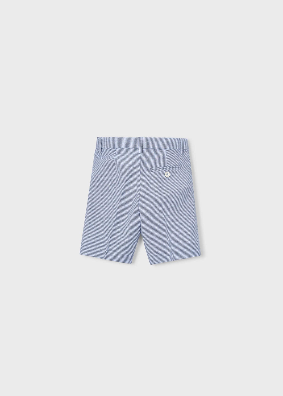 Leinen-Bermudashorts für Jungen