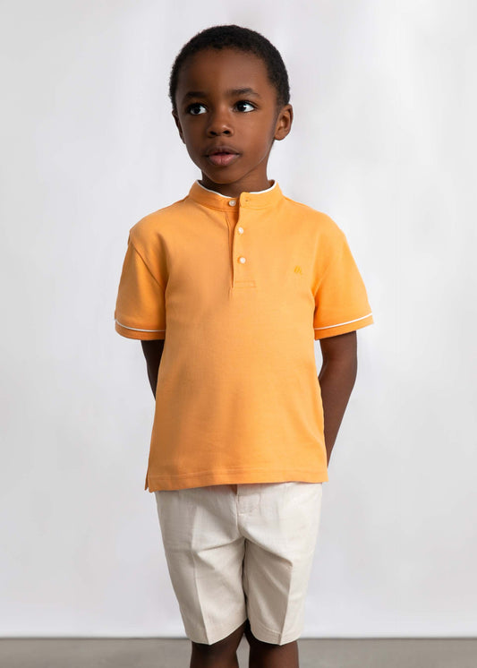 Linen Bermuda shorts for boys