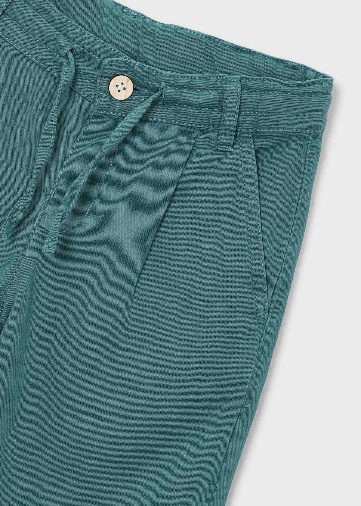 Linen relaxed long trousers boy
