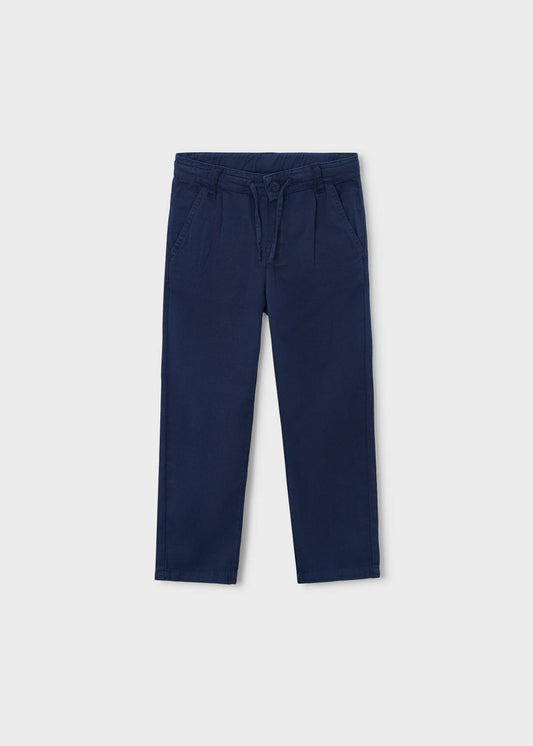 Locker geschnittene Leinenhose für Jungen