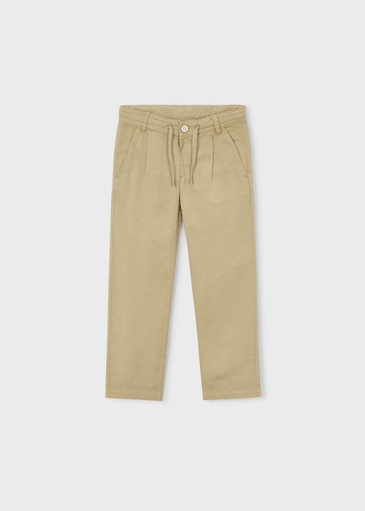 Locker geschnittene Leinenhose für Jungen