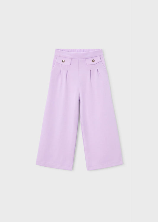 Long knit pants girls