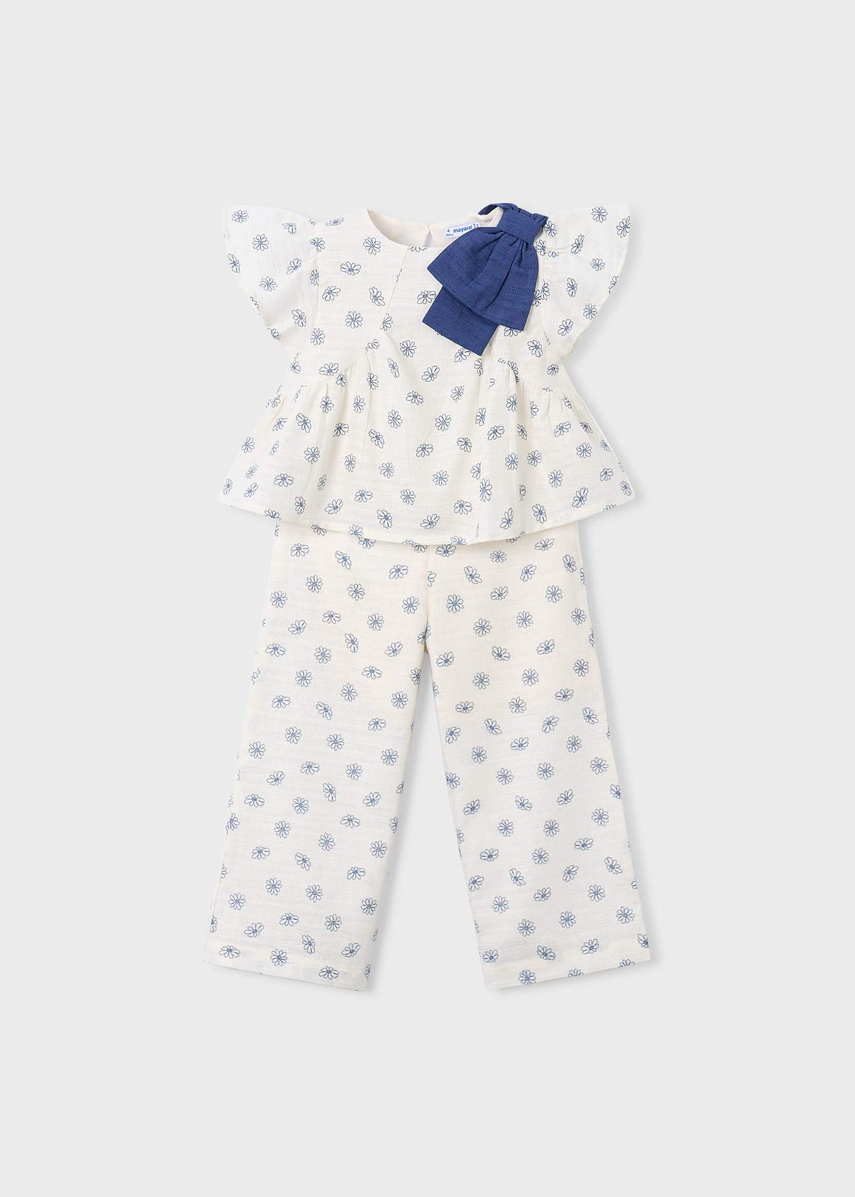 Set aus langer Hose und bedrucktem Oberteil für Mädchen