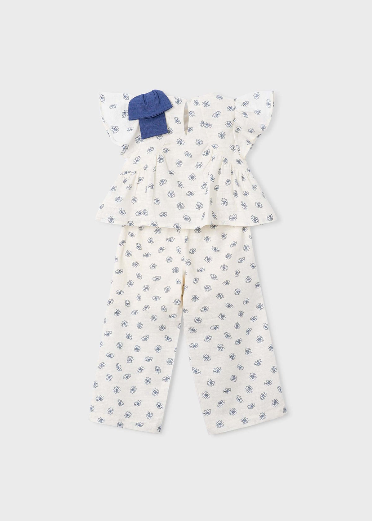 Set aus langer Hose und bedrucktem Oberteil für Mädchen