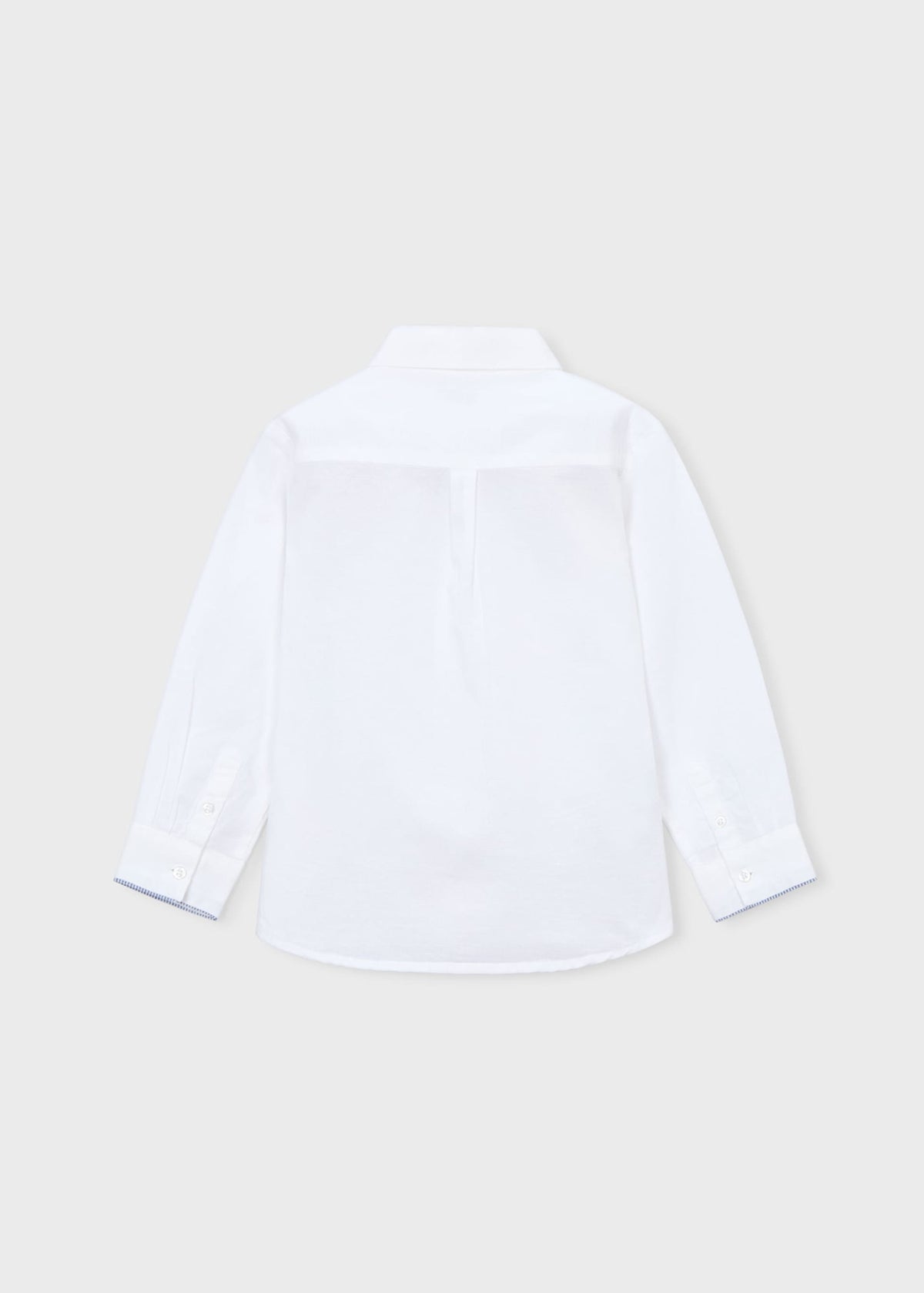 Long-sleeved linen dress shirt for boys