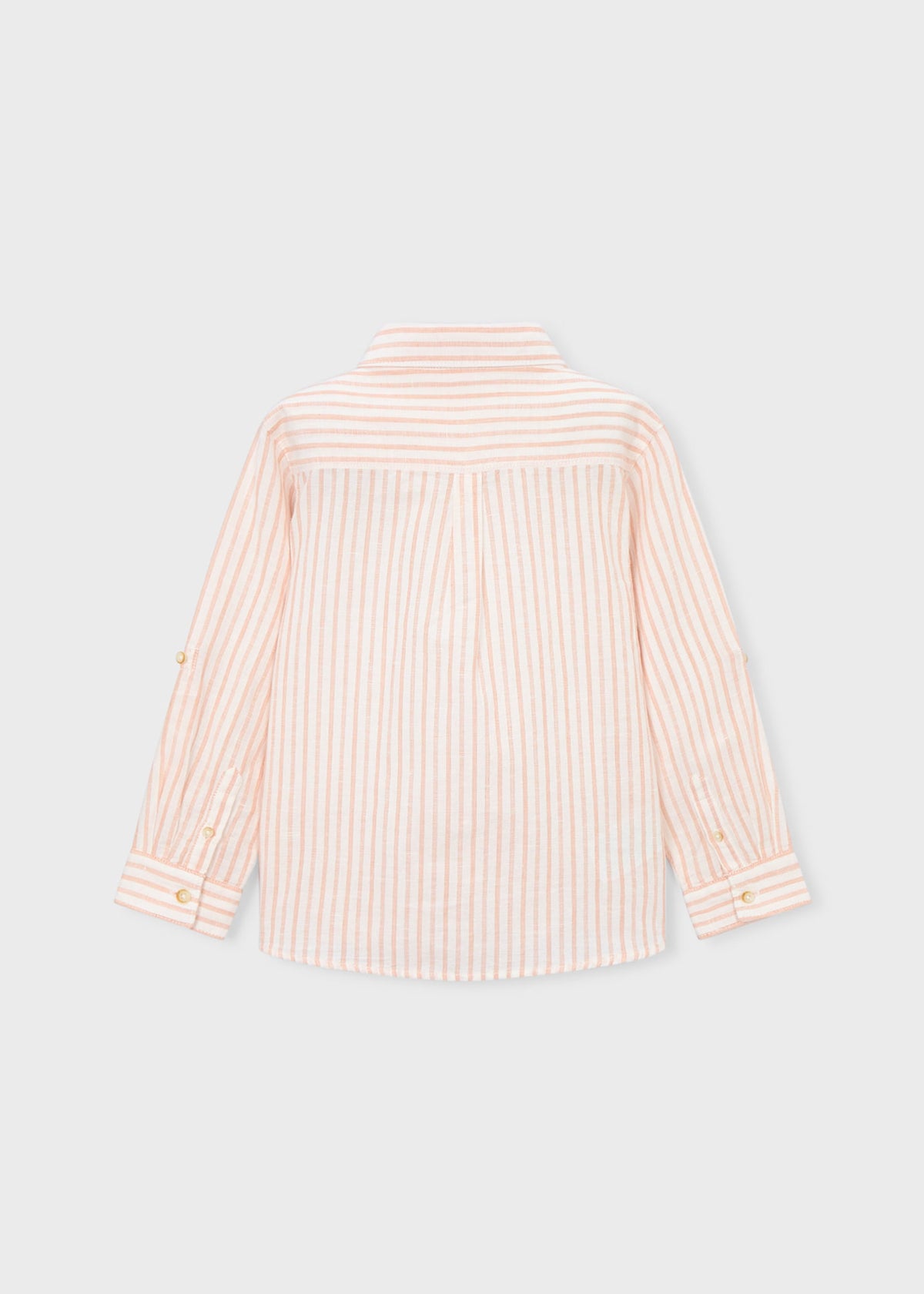 Long-sleeved linen shirt for children