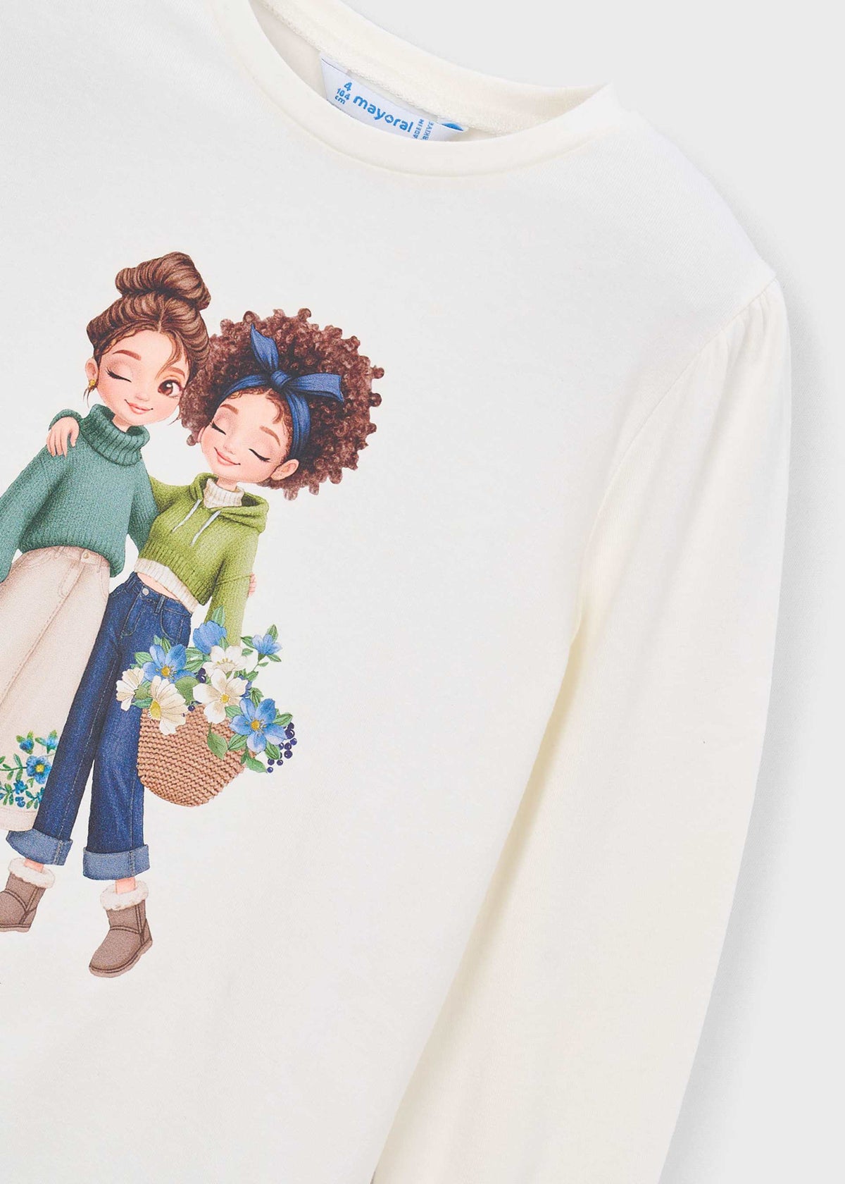 Long-sleeved T-shirt for girls