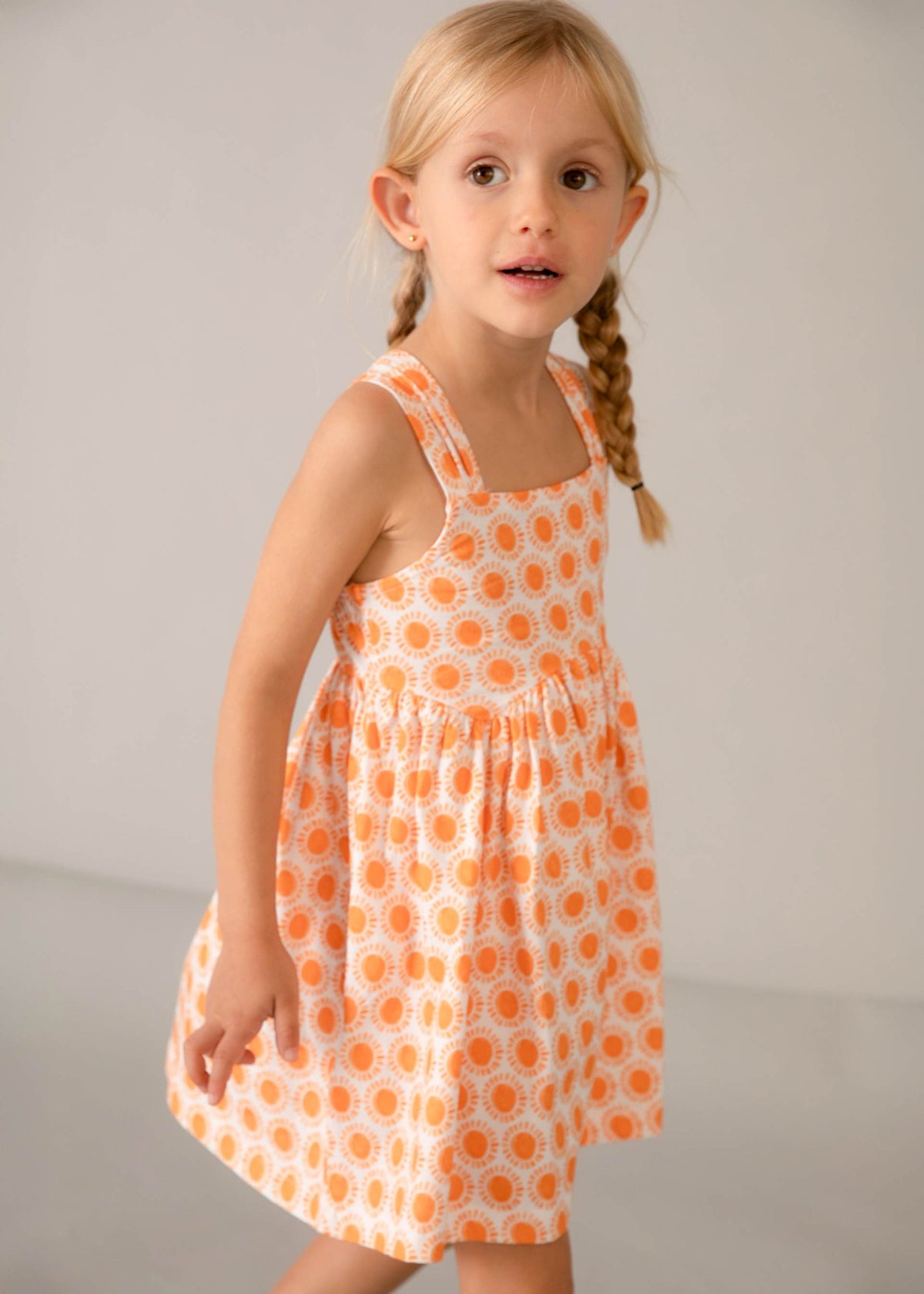 Print dress girl