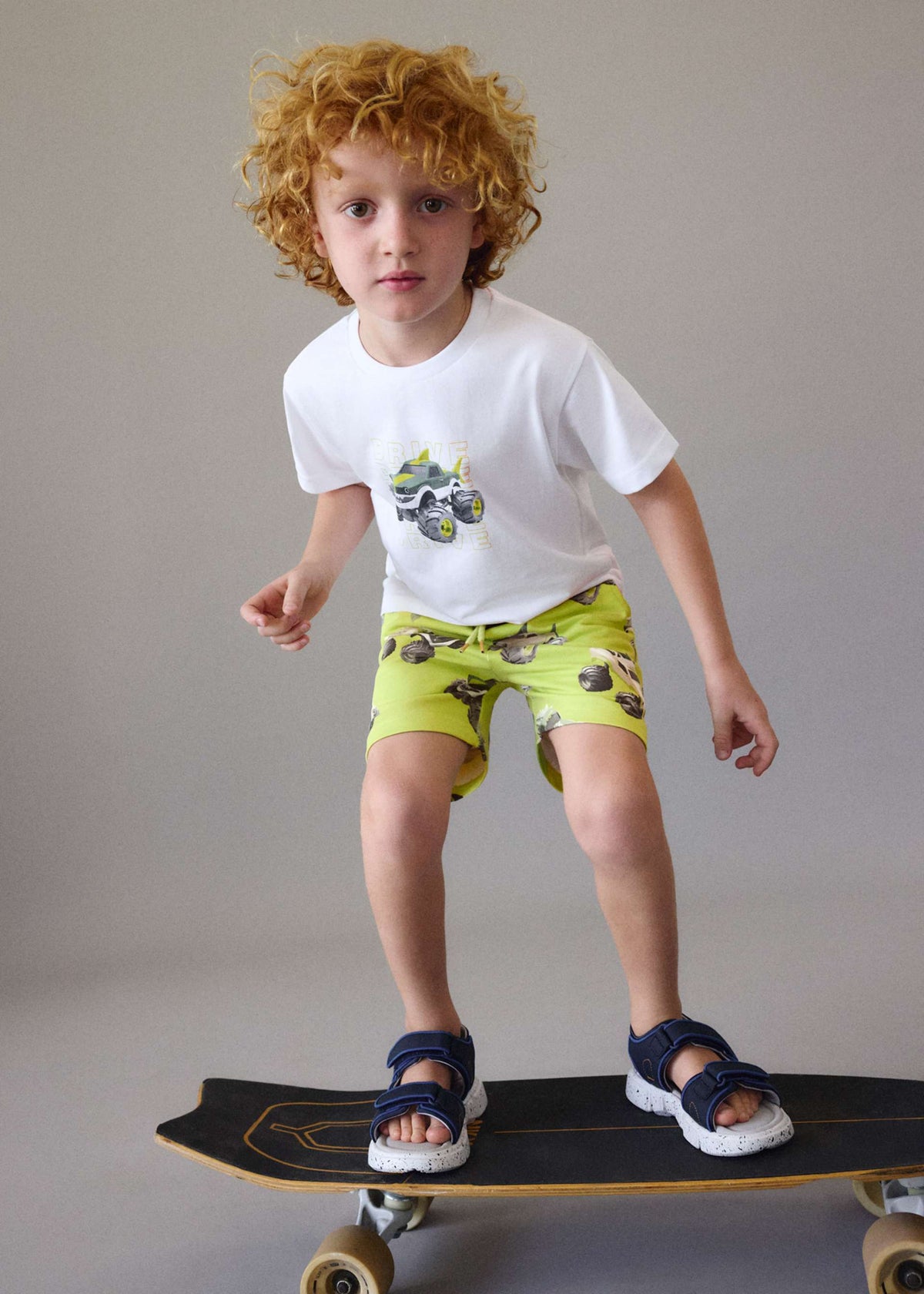 Print knit Set boy
