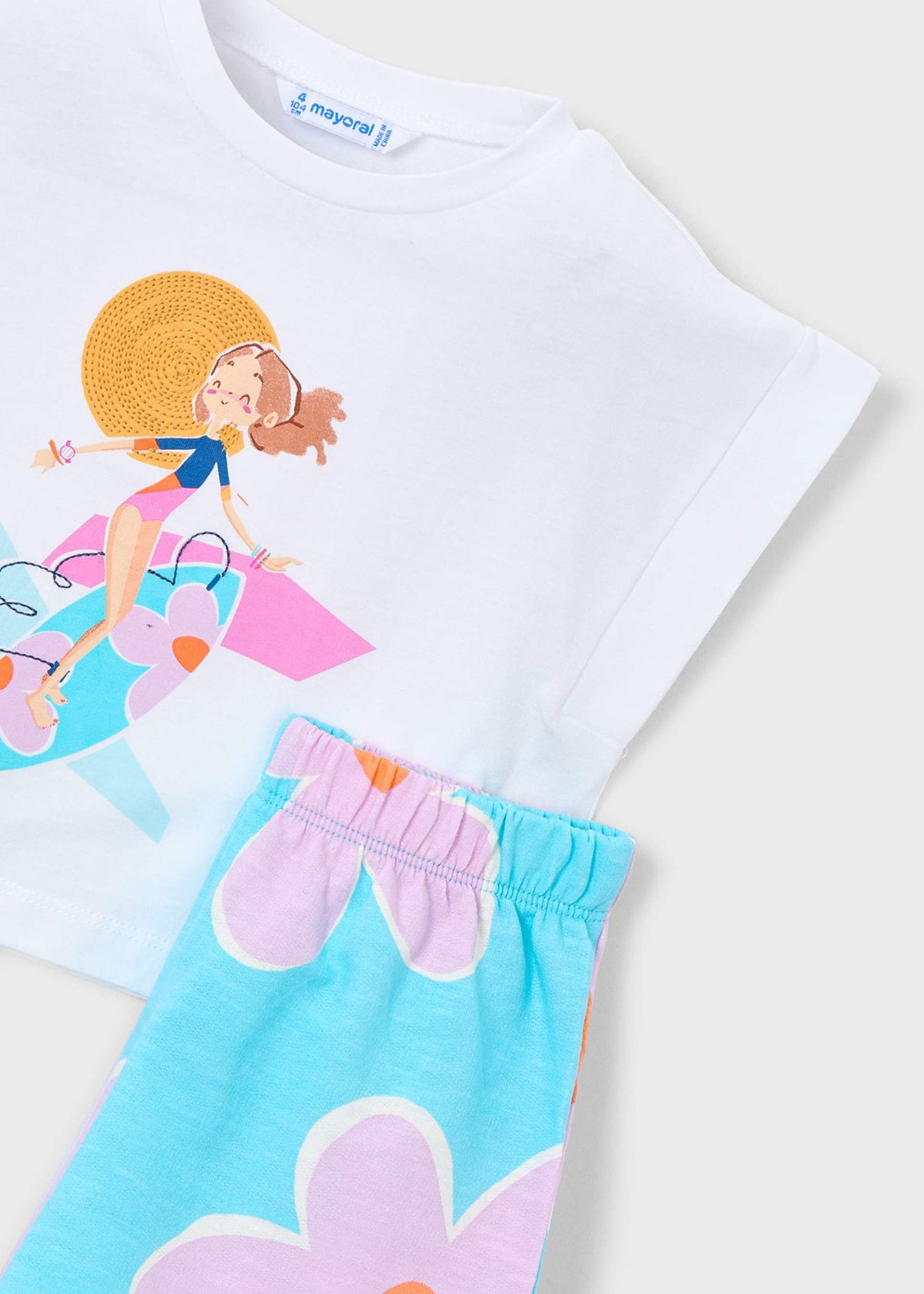 Print short set girl