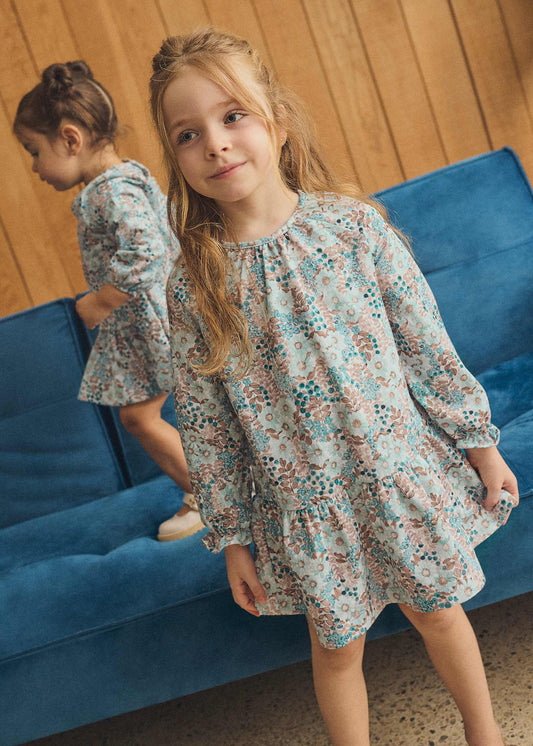 Bedrucktes Kleid für Mädchen