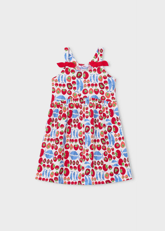 Bedrucktes Kleid für Mädchen