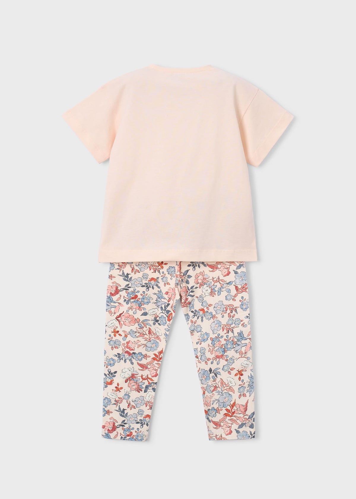 Set aus bedruckten Leggings und T-Shirt für Mädchen