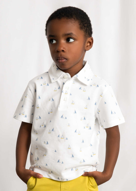 Printed polo shirt for Boys