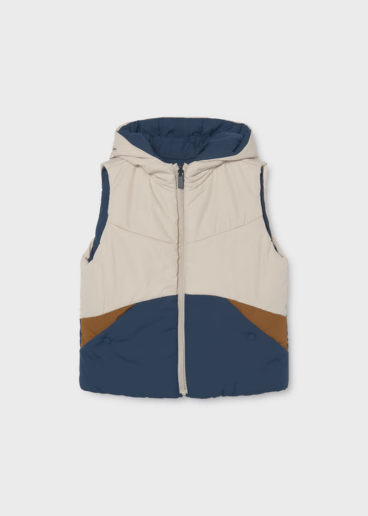Reversible boys' waistcoat